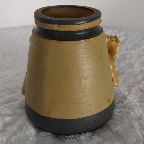 Clay Pottery Unique Handcrafted Resin Q-tip Holder - Picture 3 of 7